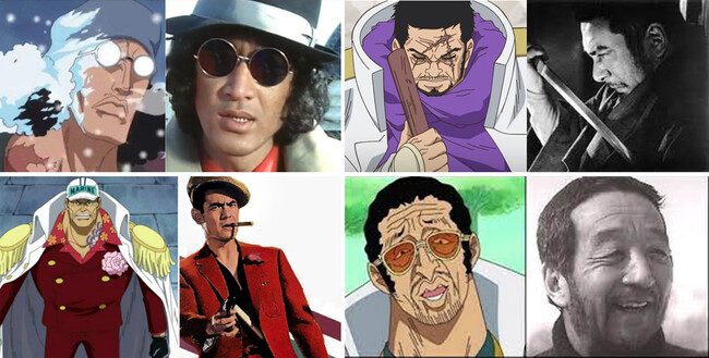 Las referencias del mundo real en los diseños de Oda